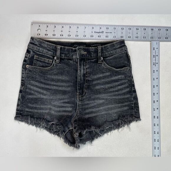 Kendall &Kylie The Drifter High Rise Denim Jean Shorts Women Size 27 Or 5 - Picture 6 of 6